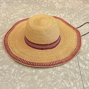 Handmade Bolga African Straw Sun Hat